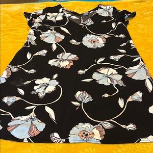 A New Day Cream Sheath Dress Sleeveless V-Neck